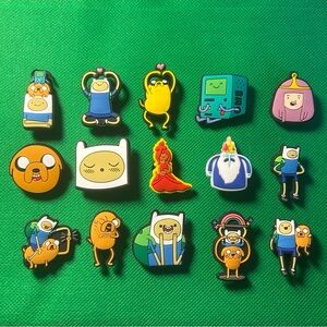 New Set of 15 Adventure Time Croc Charm Collection